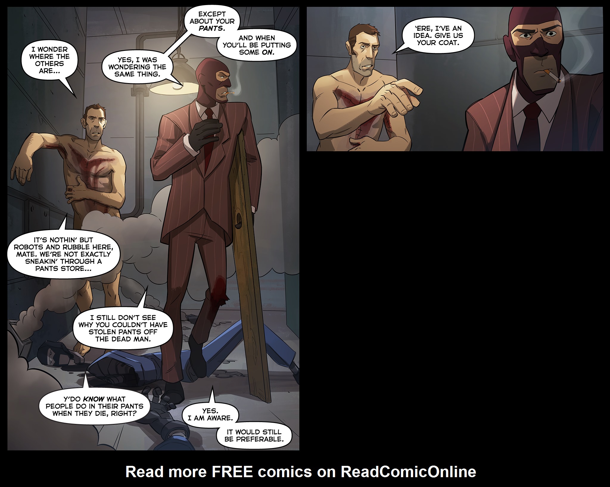 Read online Team Fortress 2 comic -  Issue #6 - 152