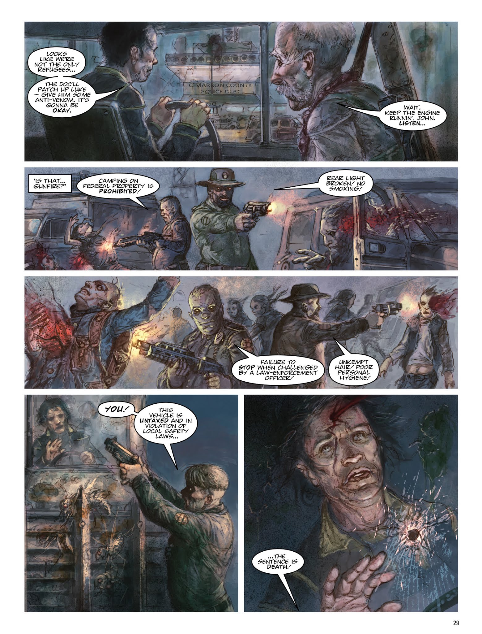 Read online The Dark Judges: The Fall of Deadworld comic -  Issue # TPB - 30