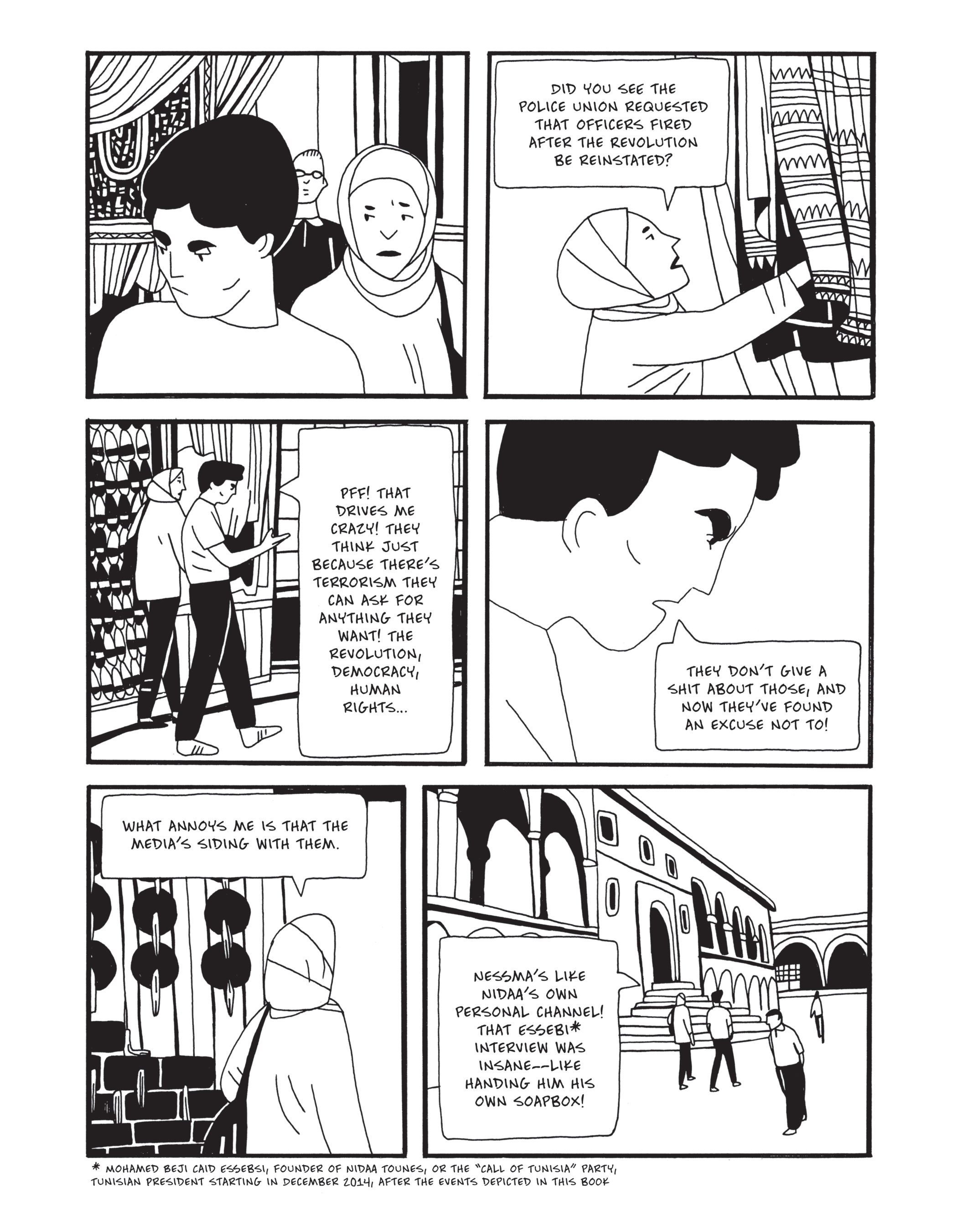 Read online After the Spring: A Story of Tunisian Youth comic -  Issue # TPB - 125