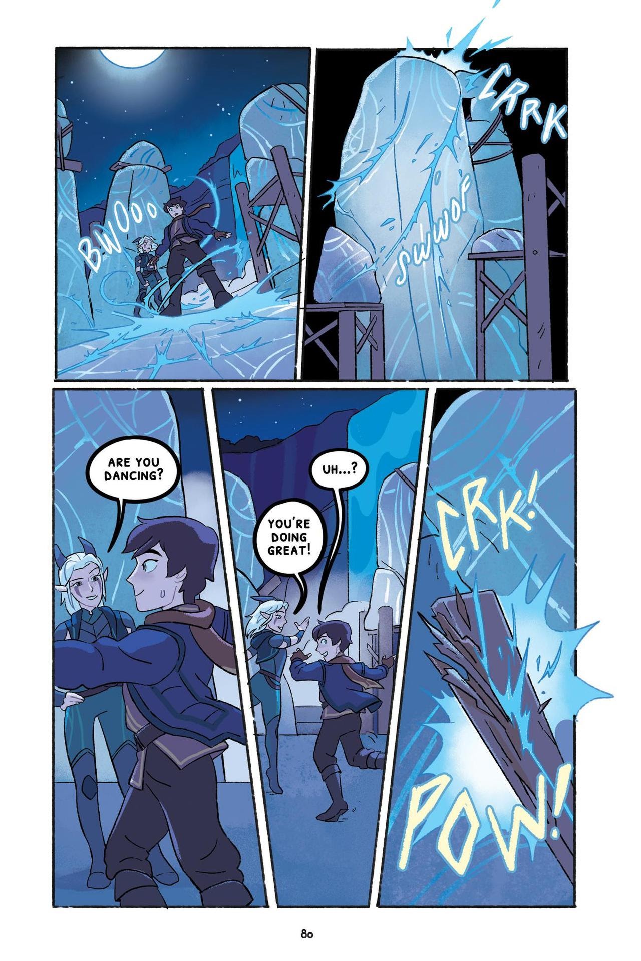 Read online Through the Moon: The Dragon Prince Graphic Novel comic -  Issue # TPB - 84