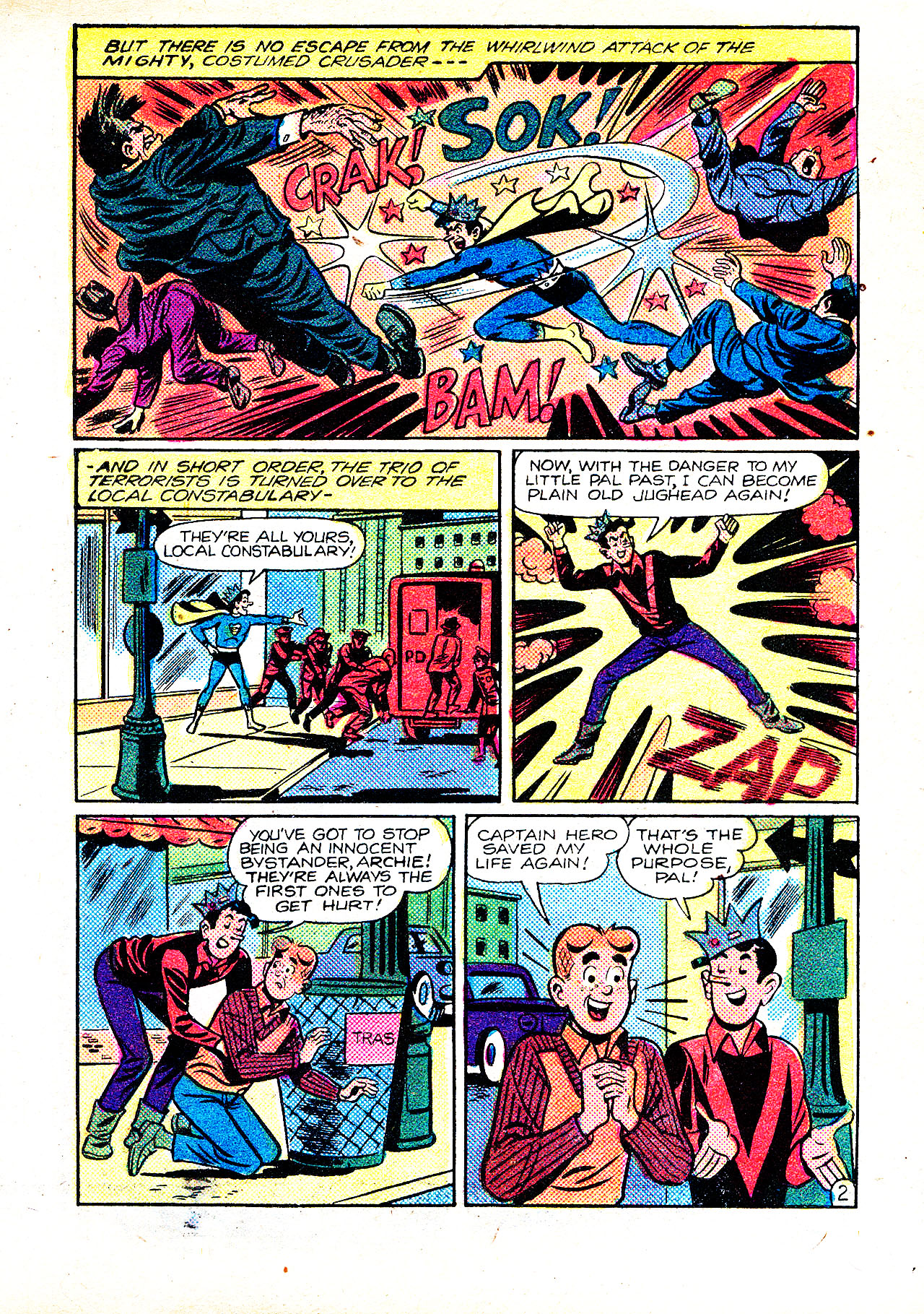 Read online Captain Hero Comics Digest Magazine comic -  Issue # TPB - 112
