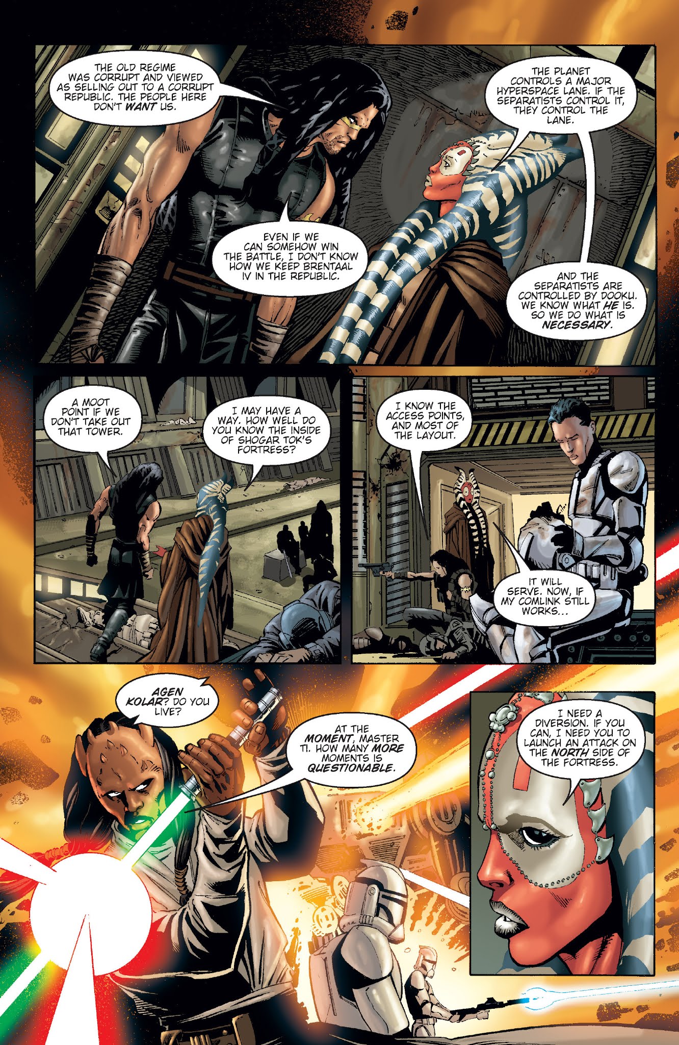 Read online Star Wars: Jedi comic -  Issue # Issue Shaak Ti - 13