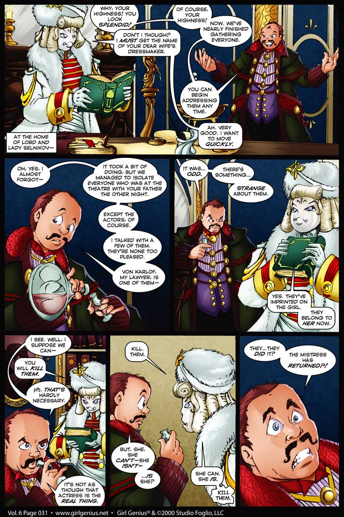 Read online Girl Genius (2002) comic -  Issue #6 - 32