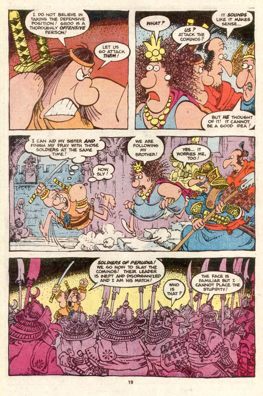 Read online Sergio Aragonés Groo the Wanderer comic -  Issue #18 - 19