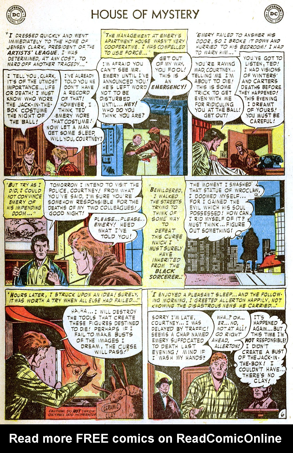 Read online House of Mystery (1951) comic -  Issue #6 - 8