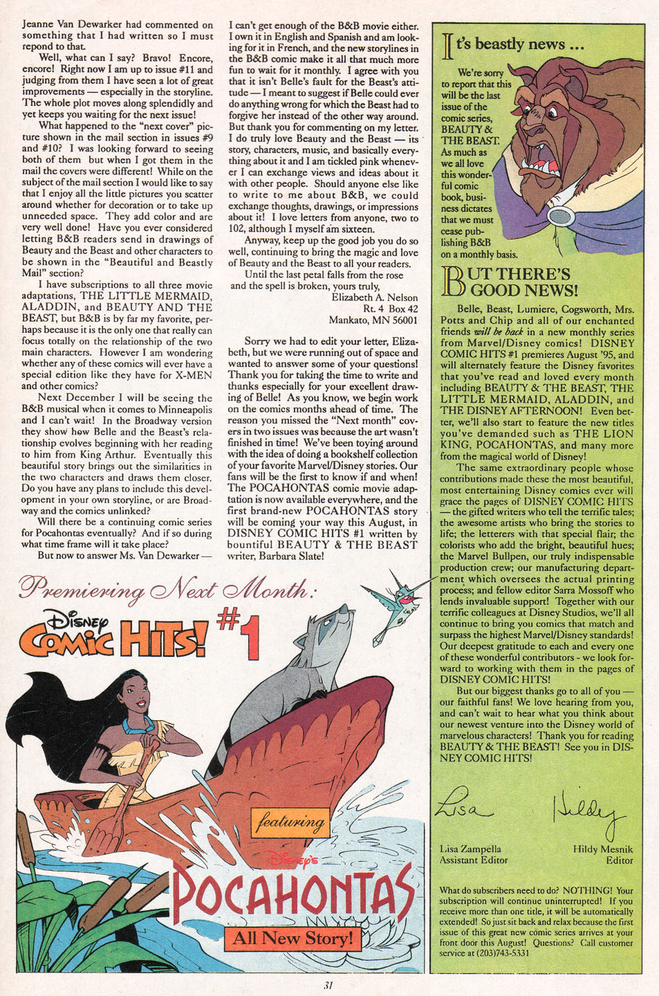 Read online Disney's Beauty and the Beast comic -  Issue #13 - 33