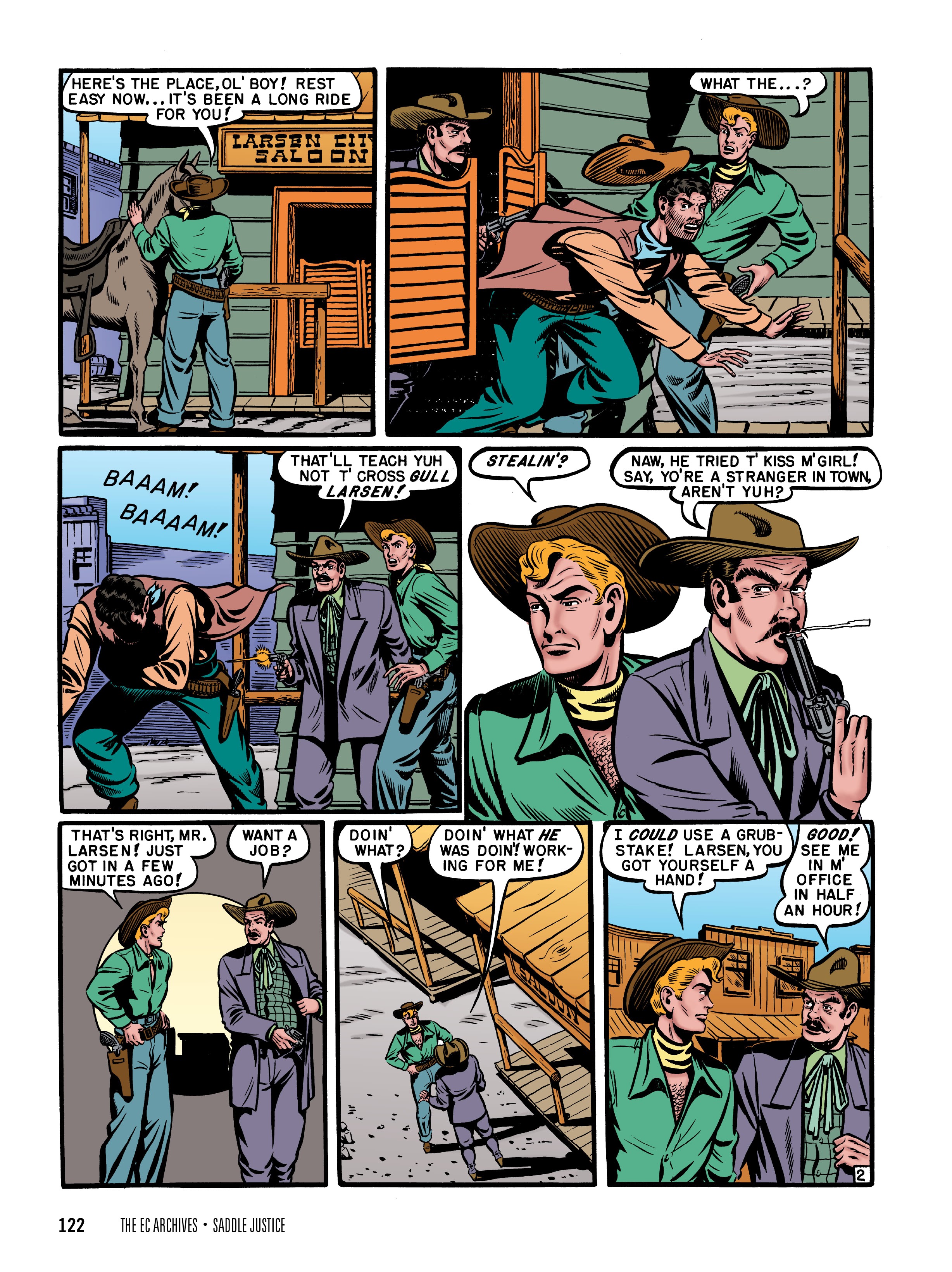 Read online The EC Archives: Saddle Justice comic -  Issue # TPB (Part 2) - 24