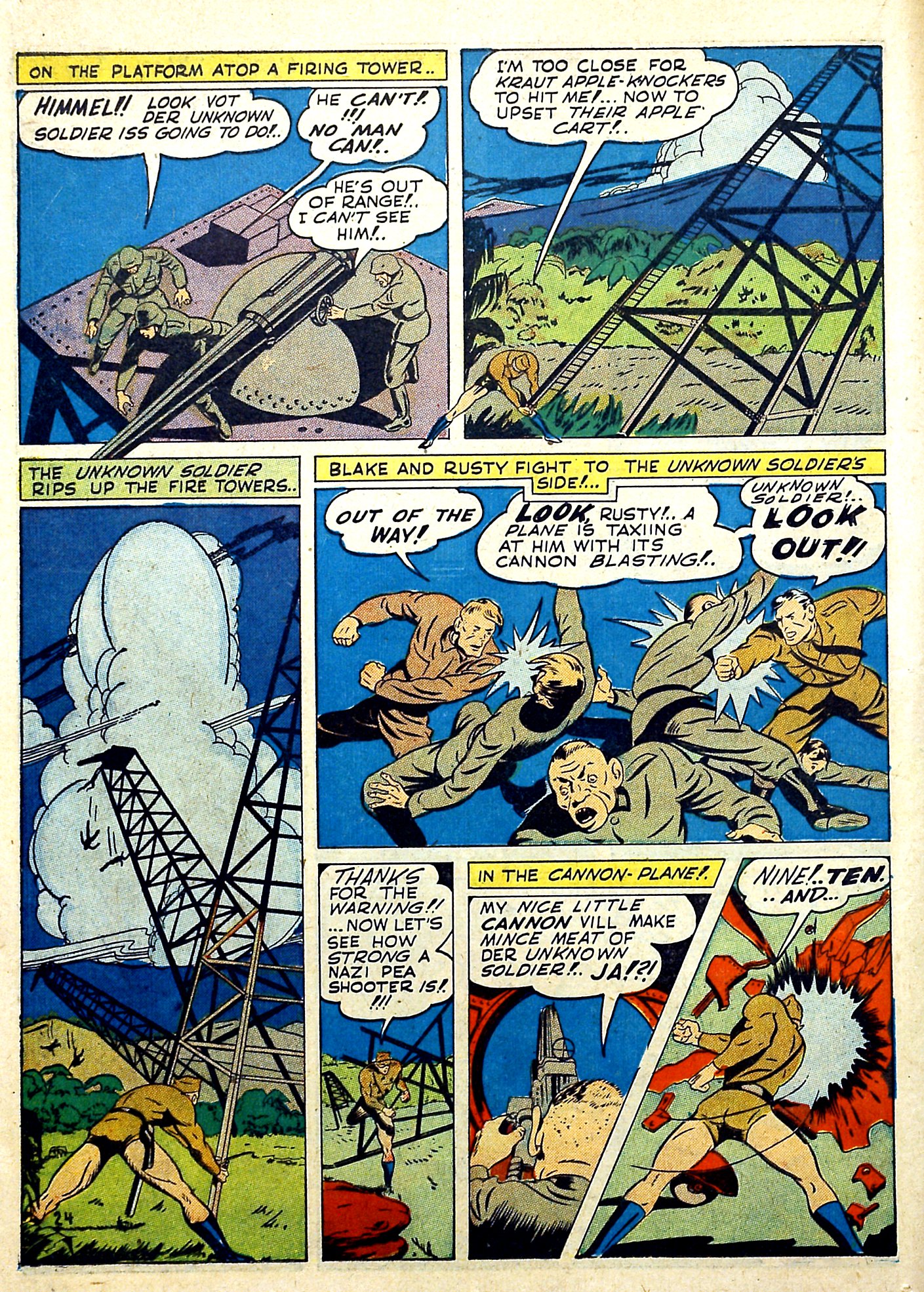 Read online Our Flag Comics comic -  Issue #4 - 26