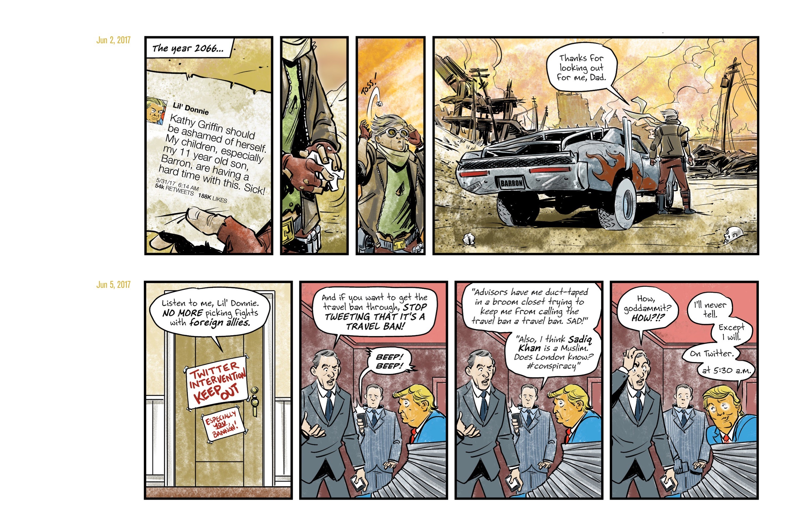 Read online Lil' Donnie: Executive Privilege comic -  Issue # TPB - 36