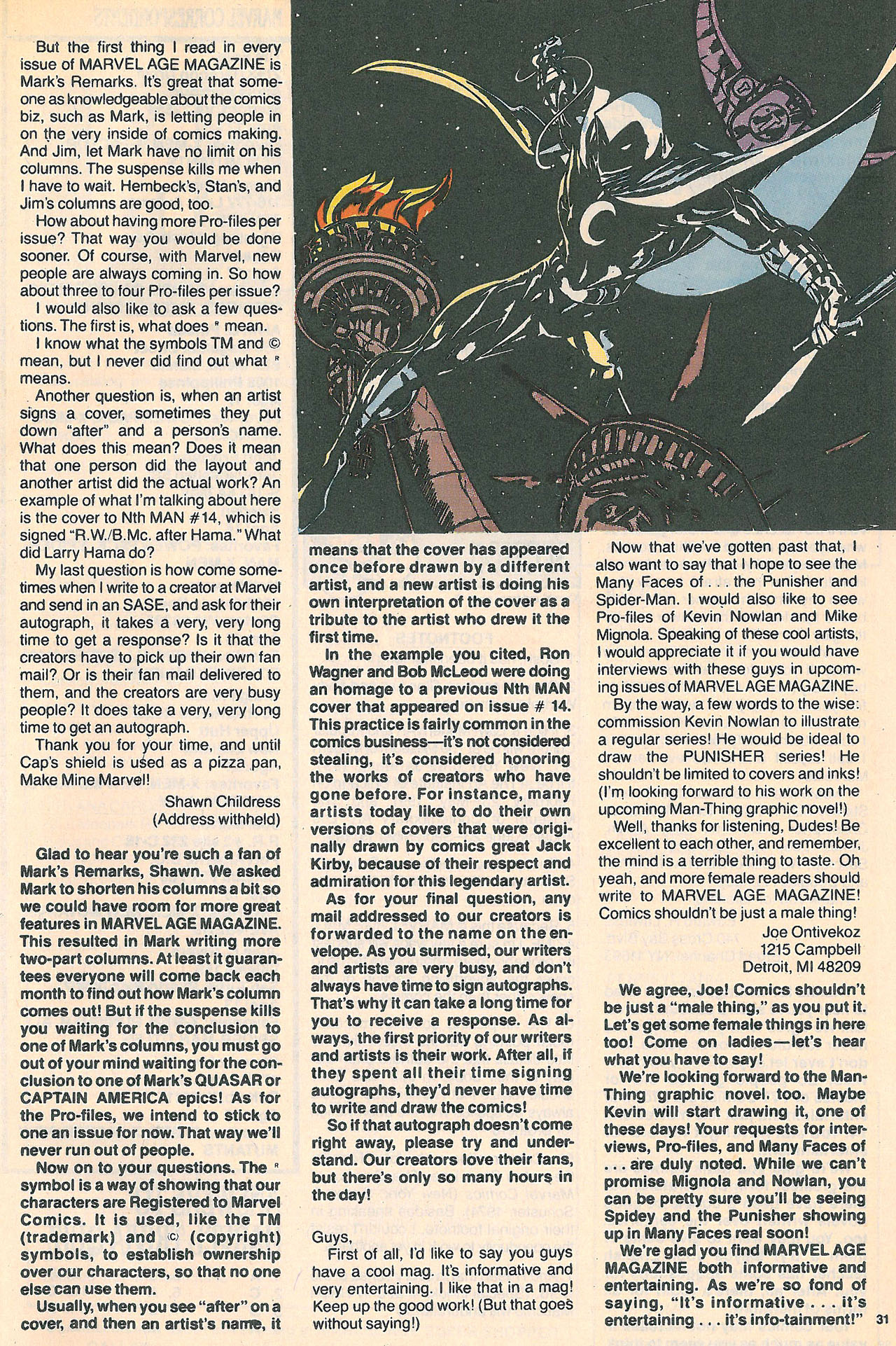 Read online Marvel Age comic -  Issue #97 - 32