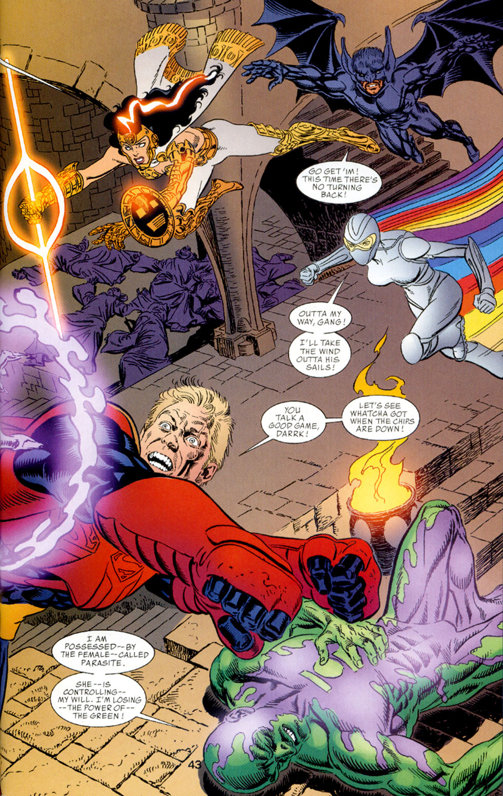 Read online Just Imagine Stan Lee With Jerry Ordway Creating JLA comic -  Issue # Full - 46