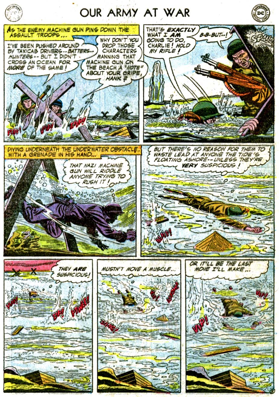 Read online Our Army at War (1952) comic -  Issue #40 - 5
