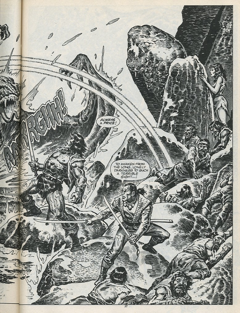 Read online The Savage Sword Of Conan comic -  Issue #187 - 39