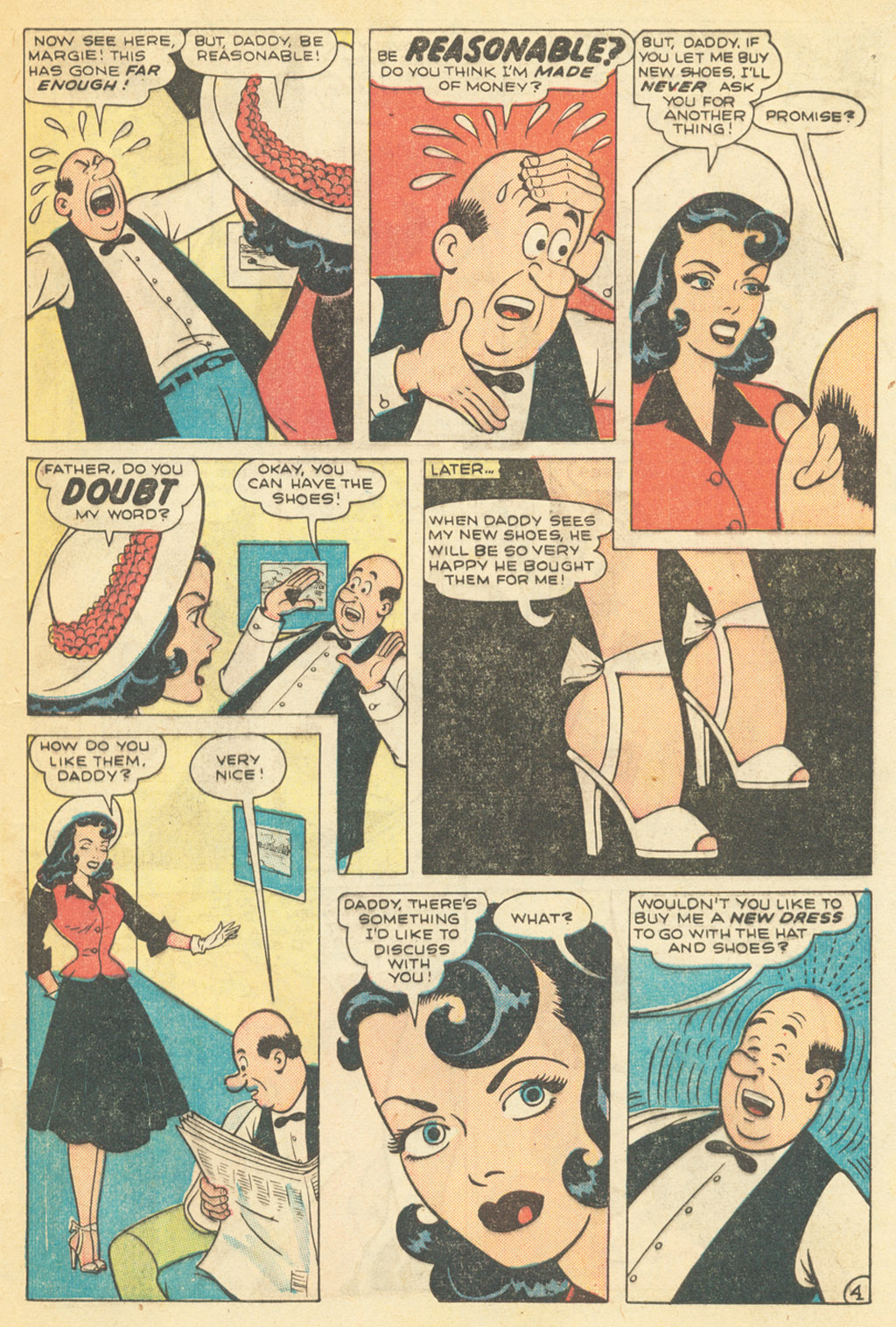 Read online Margie Comics comic -  Issue #45 - 46