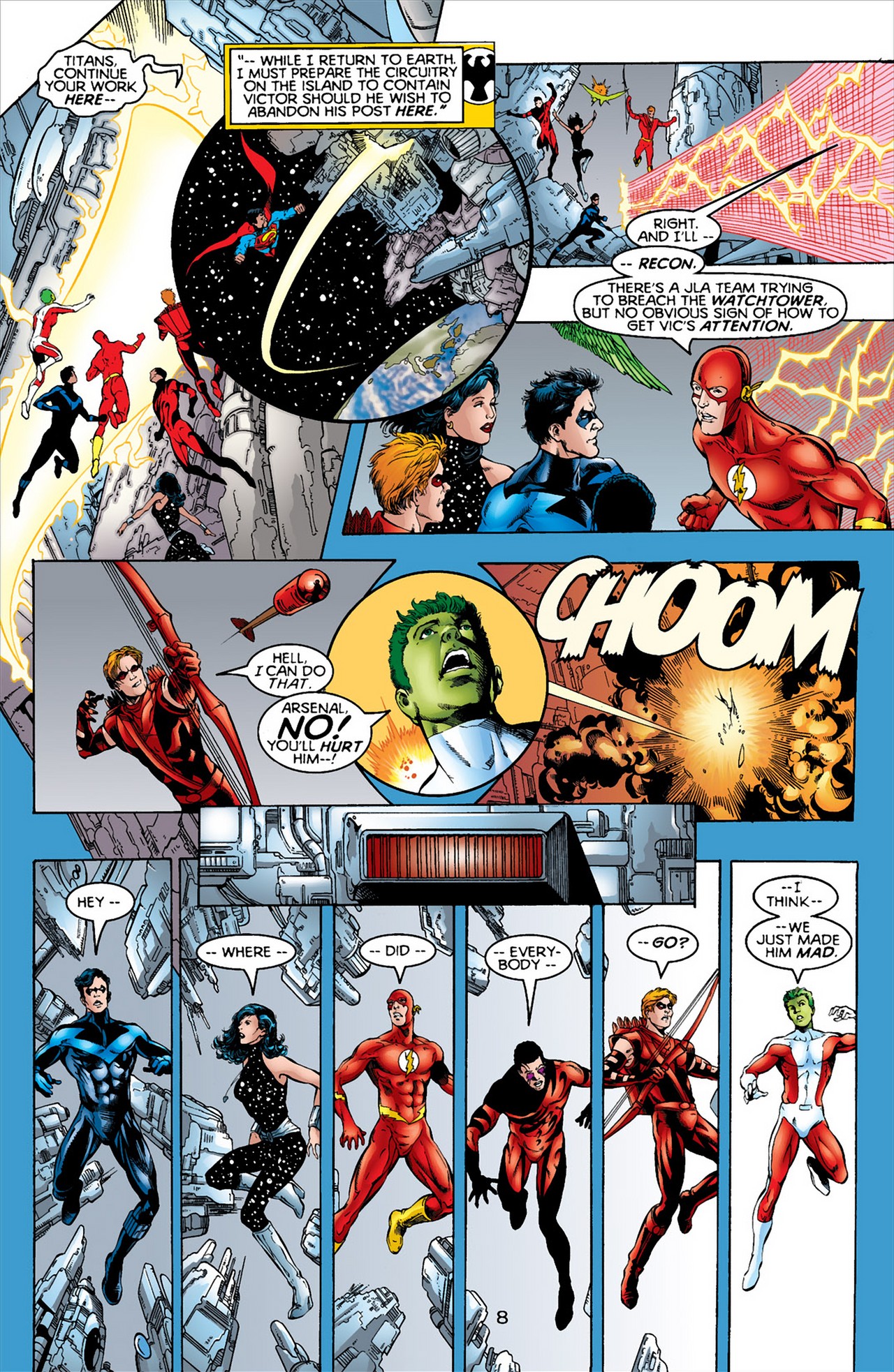 Read online JLA/Titans comic -  Issue #3 - 7