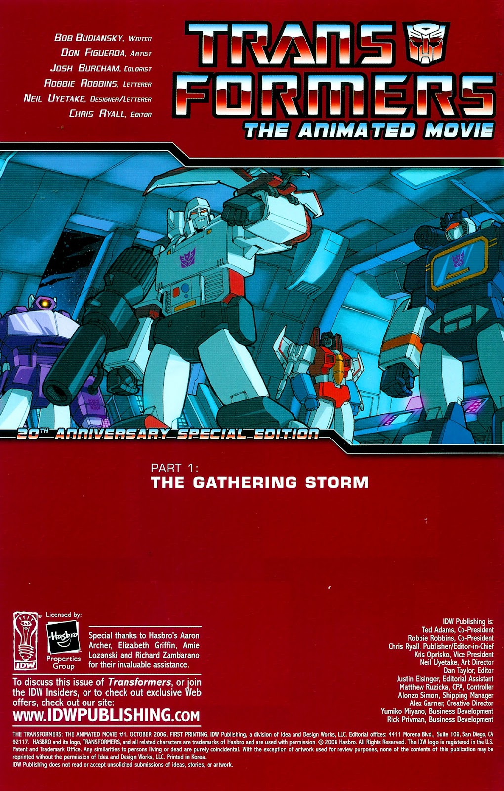 The Transformers: The Animated Movie issue 1 - Page 2