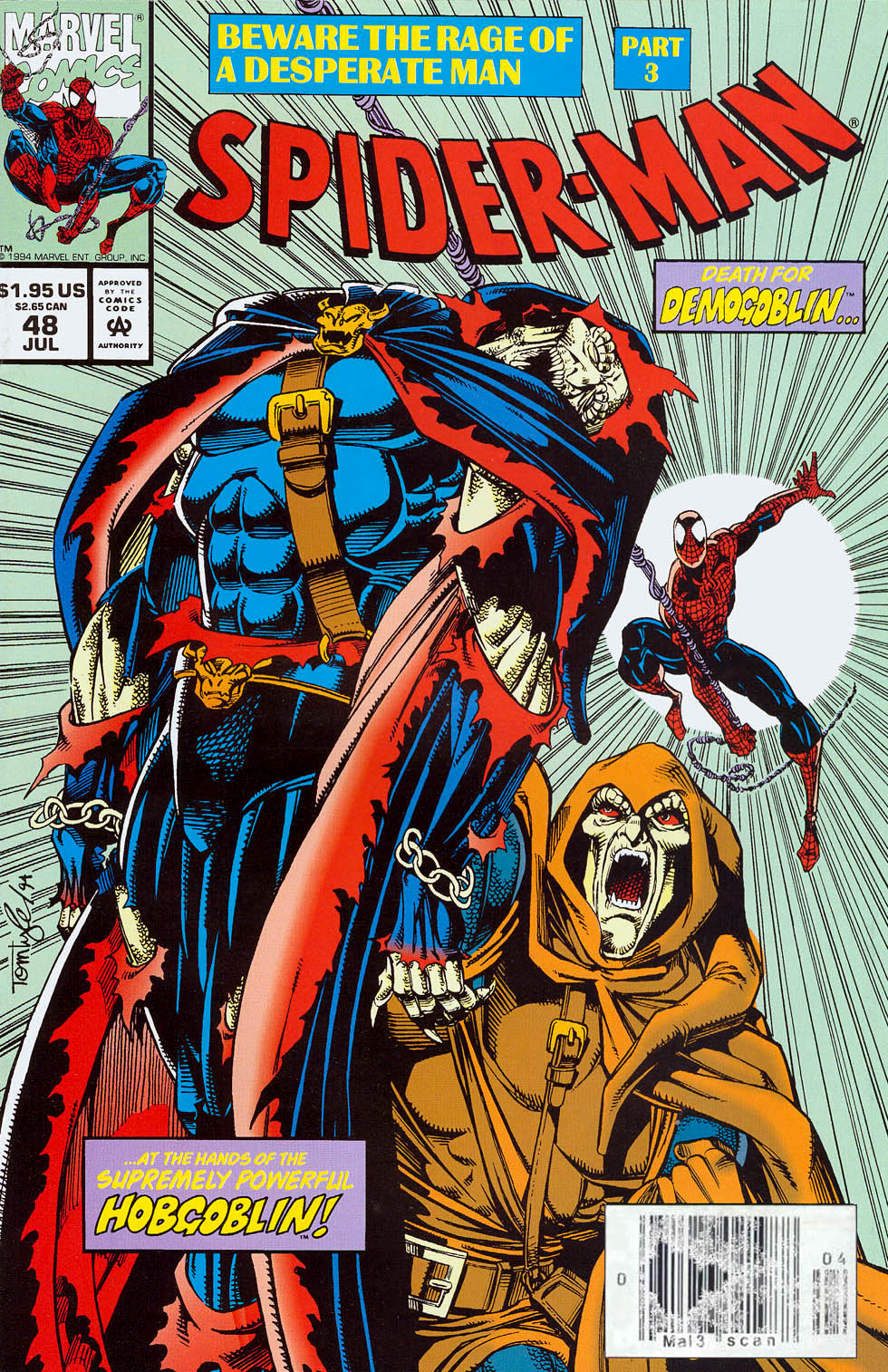 Read online Spider-Man (1990) comic -  Issue #48 - Demons Of Our Past - 1