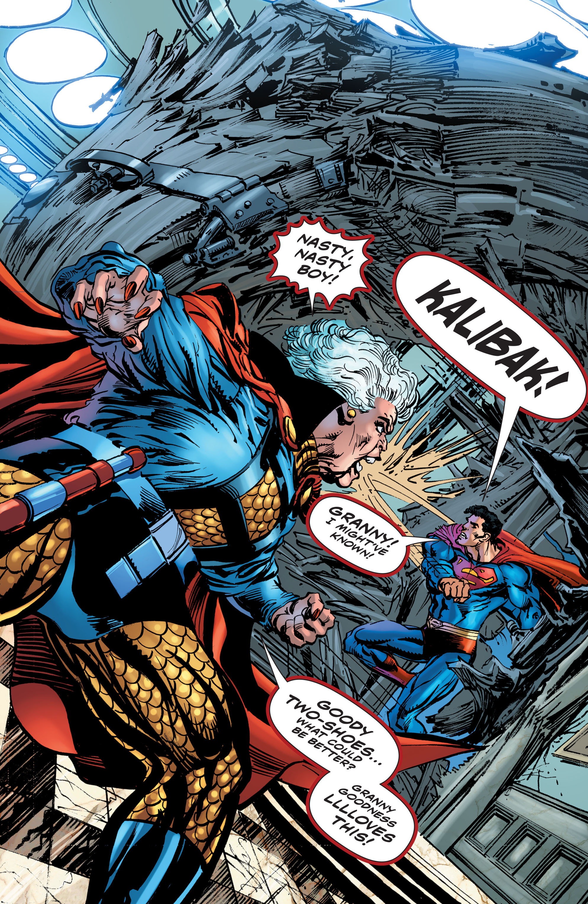 Read online Superman: The Coming of the Supermen comic -  Issue #5 - 6