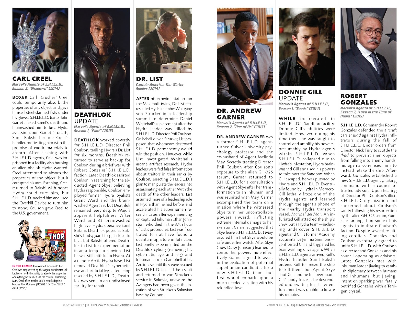 Guidebook to the Marvel Cinematic Universe - Marvel's Agents of S.H.I.E.L.D. Season Two issue Full - Page 10