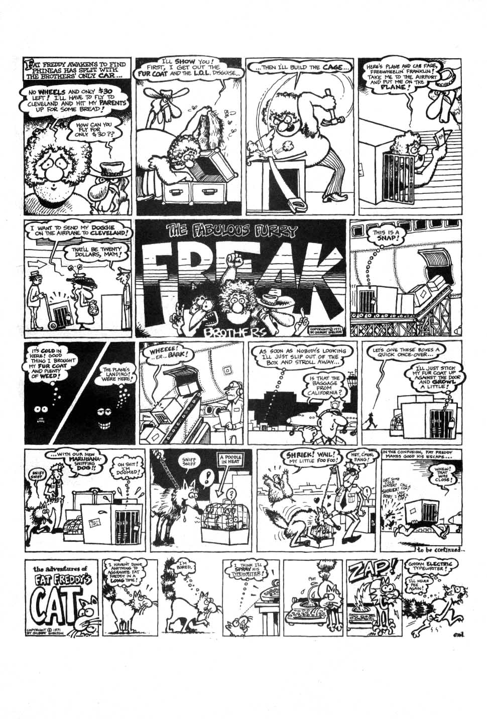 Read online The Fabulous Furry Freak Brothers comic -  Issue #2 - 39
