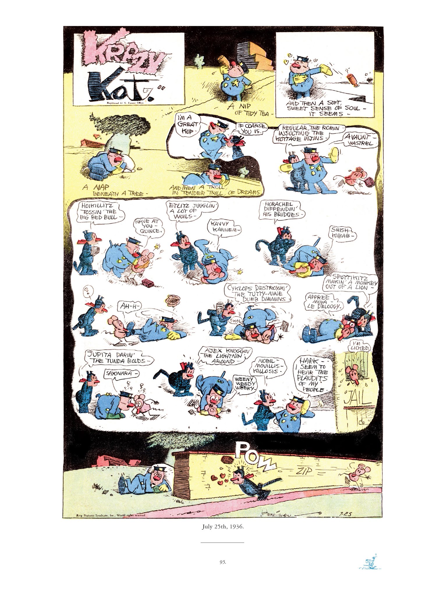 Read online Krazy & Ignatz comic -  Issue # TPB 9 - 93