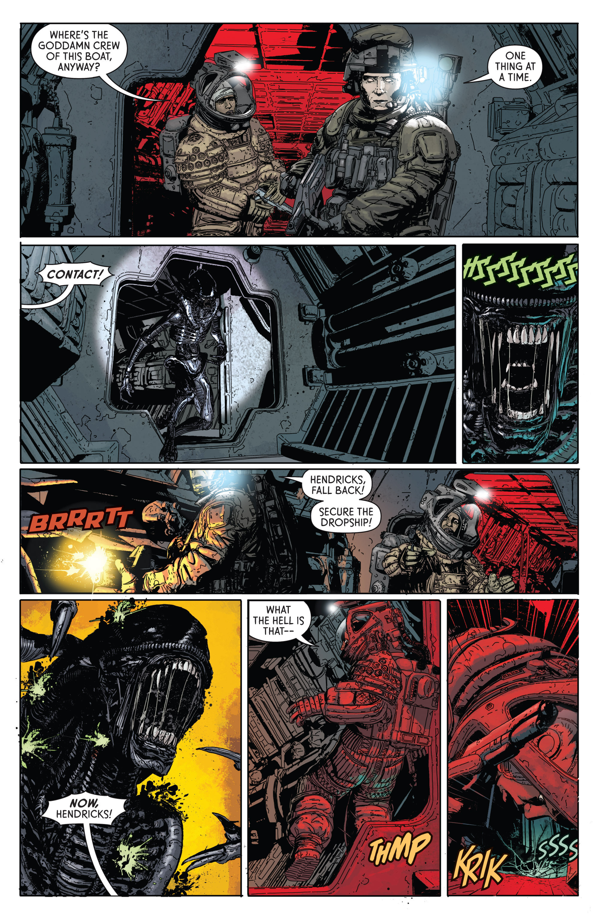 Read online Aliens: Defiance comic -  Issue #1 - 18