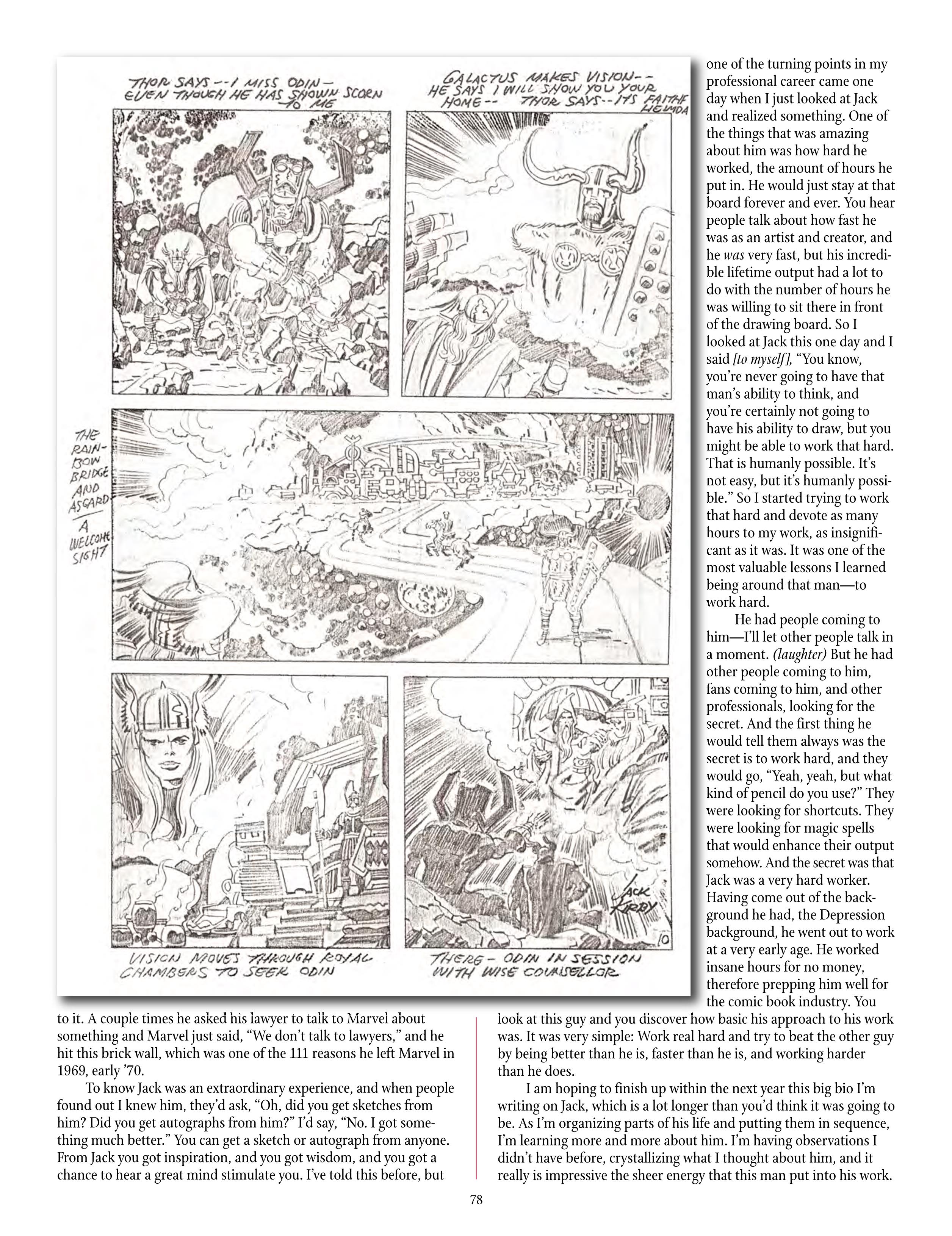 Read online The Jack Kirby Collector comic -  Issue #70 - 80