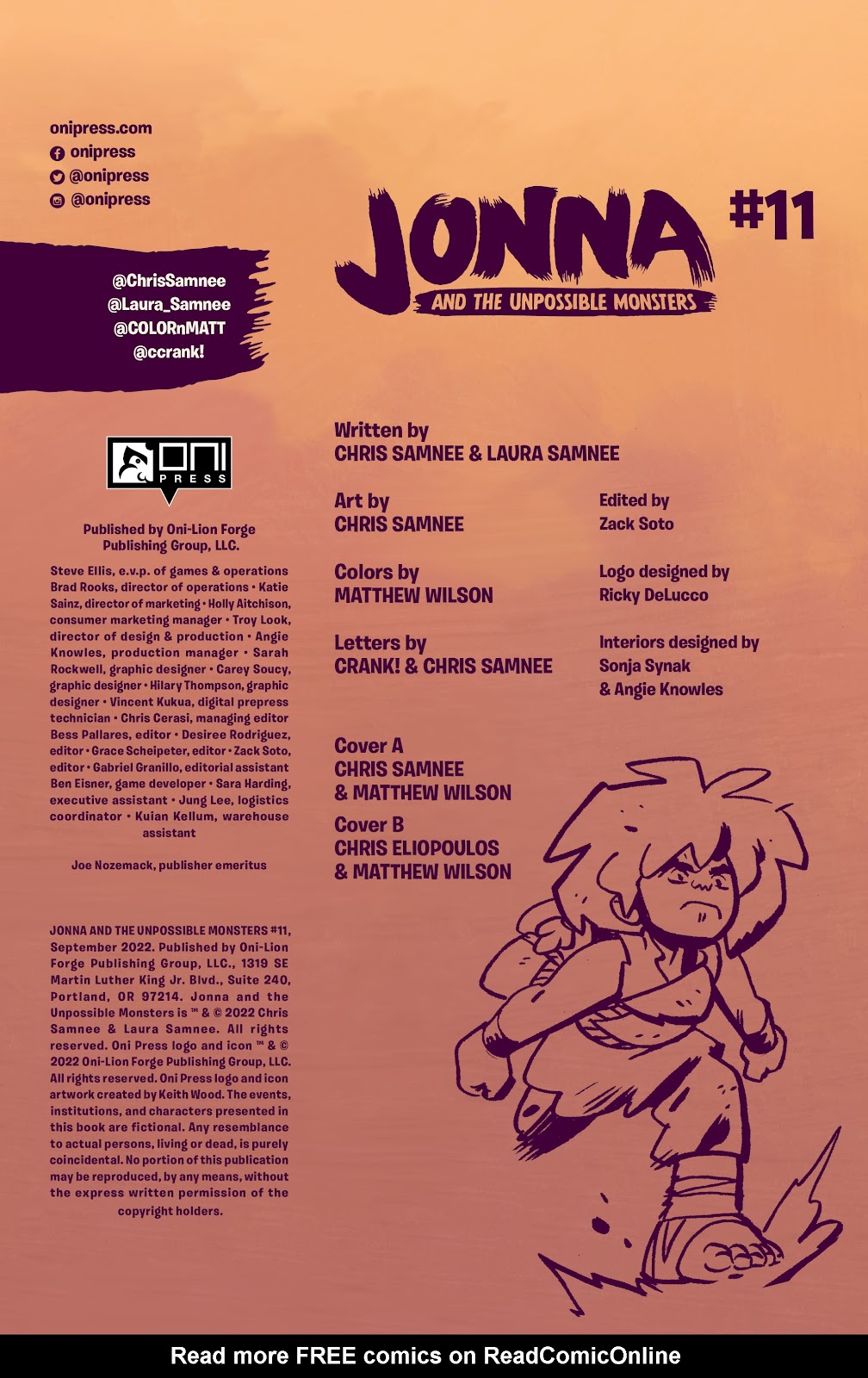 Jonna and the Unpossible Monsters issue 11 - Page 2