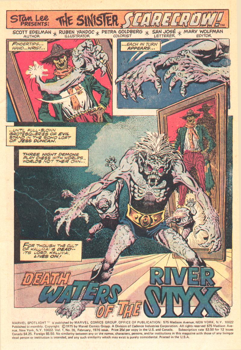 Read online Marvel Spotlight (1971) comic -  Issue #26 - 3