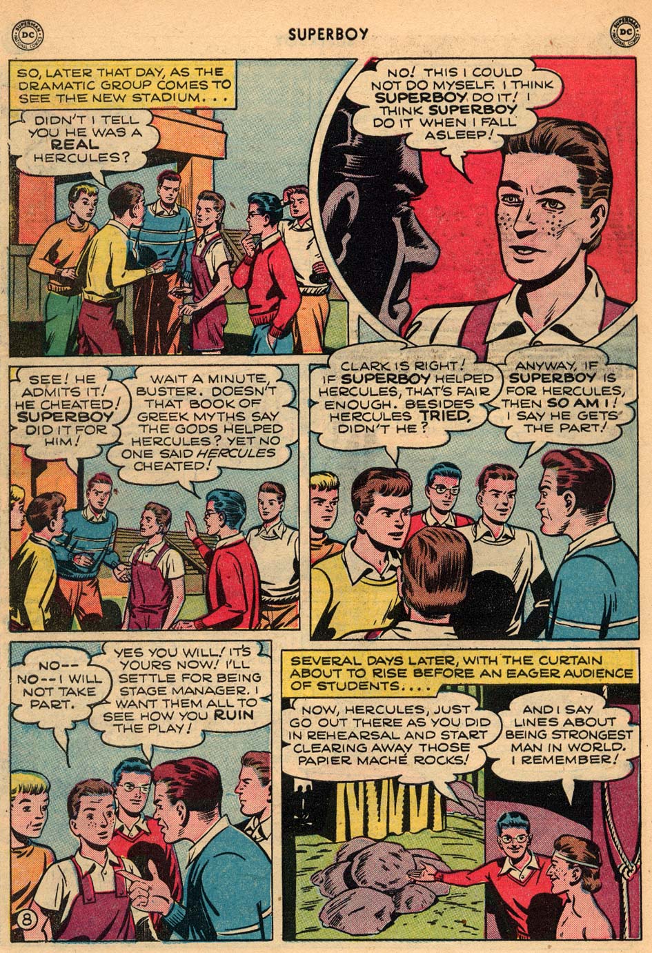 Read online Superboy (1949) comic -  Issue #6 - 39