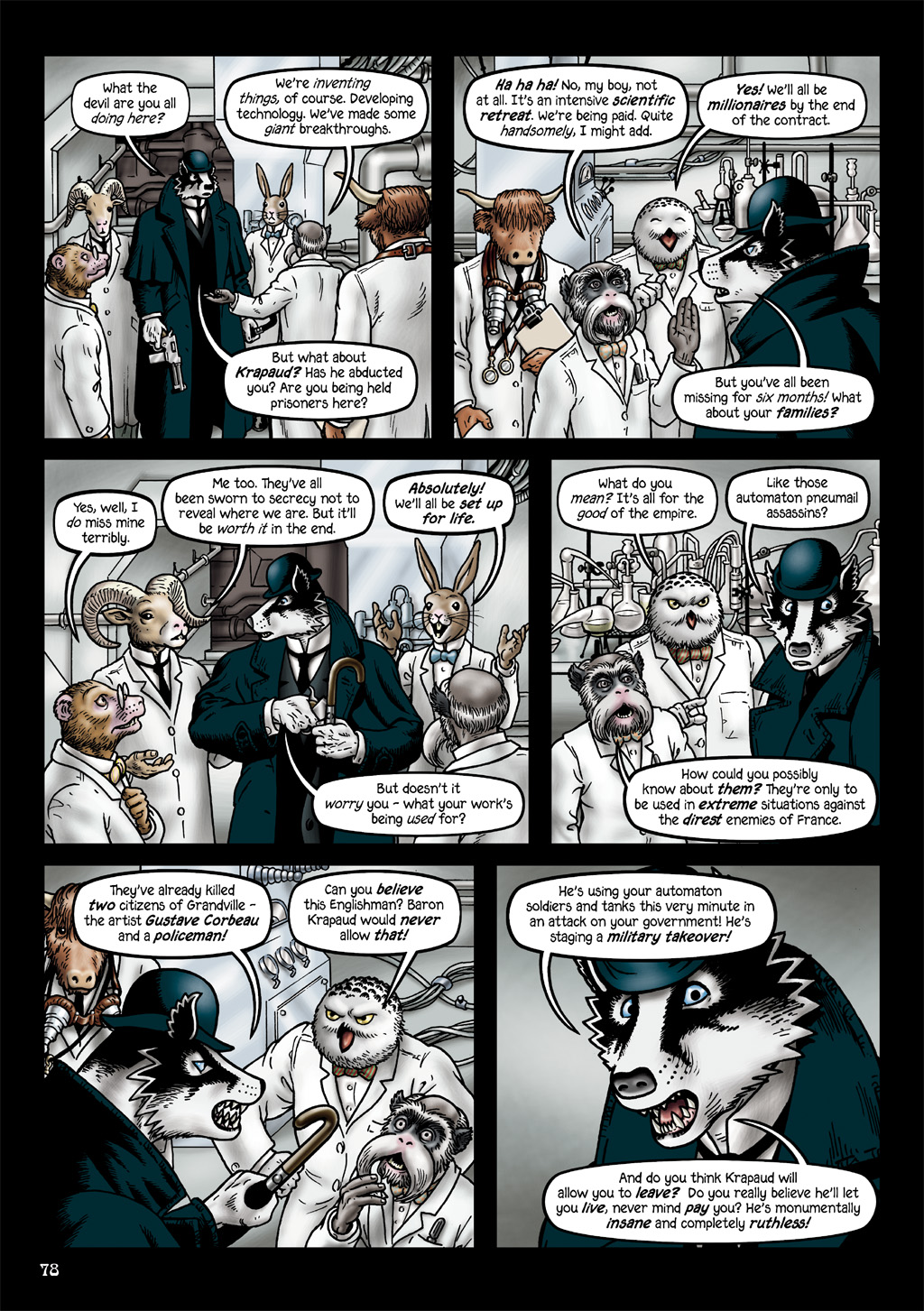 Read online Grandville Bête Noire comic -  Issue # TPB - 81