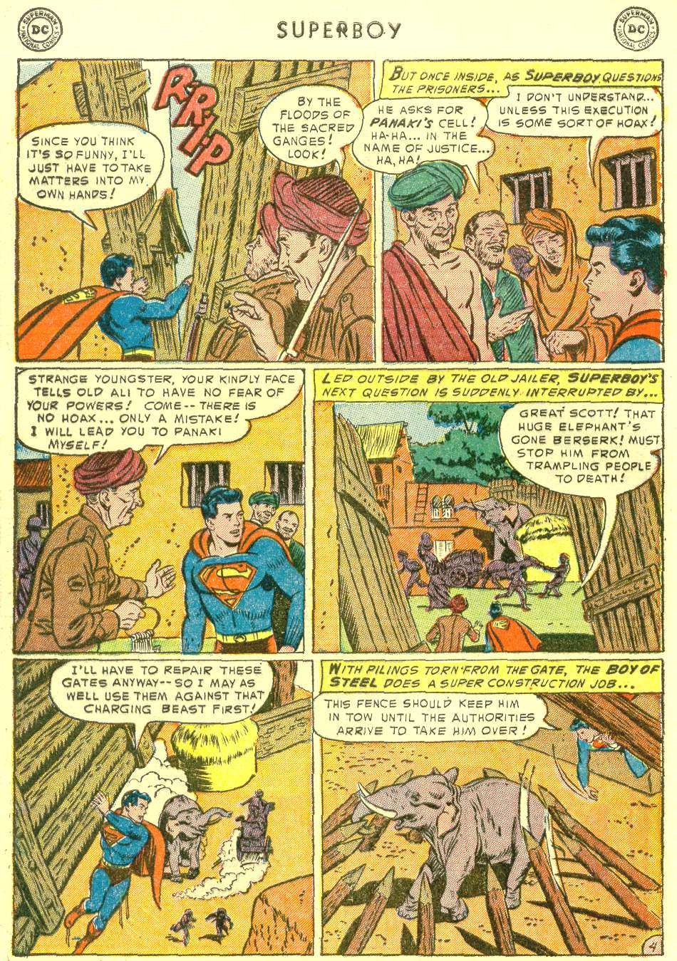 Read online Superboy (1949) comic -  Issue #31 - 31