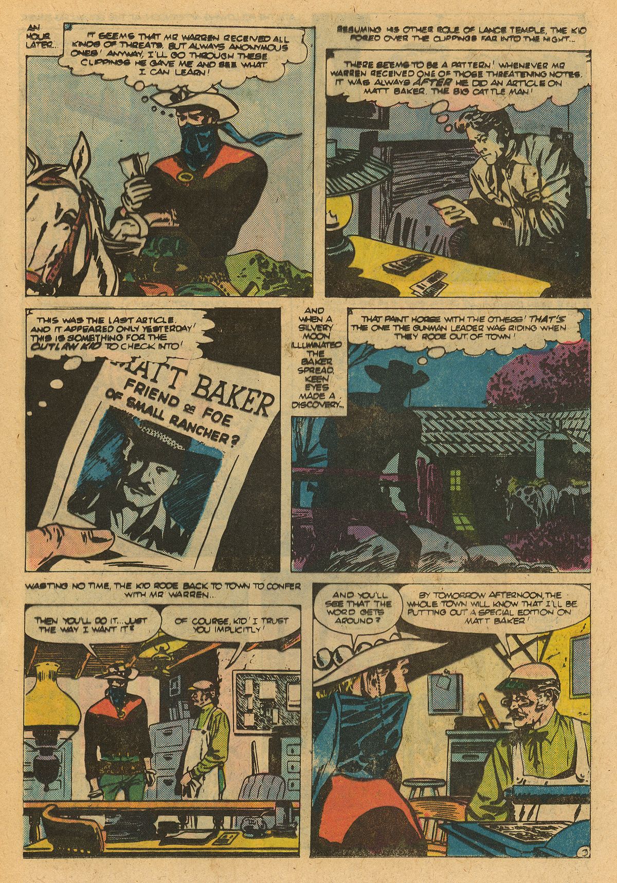 Read online The Outlaw Kid (1970) comic -  Issue #26 - 17