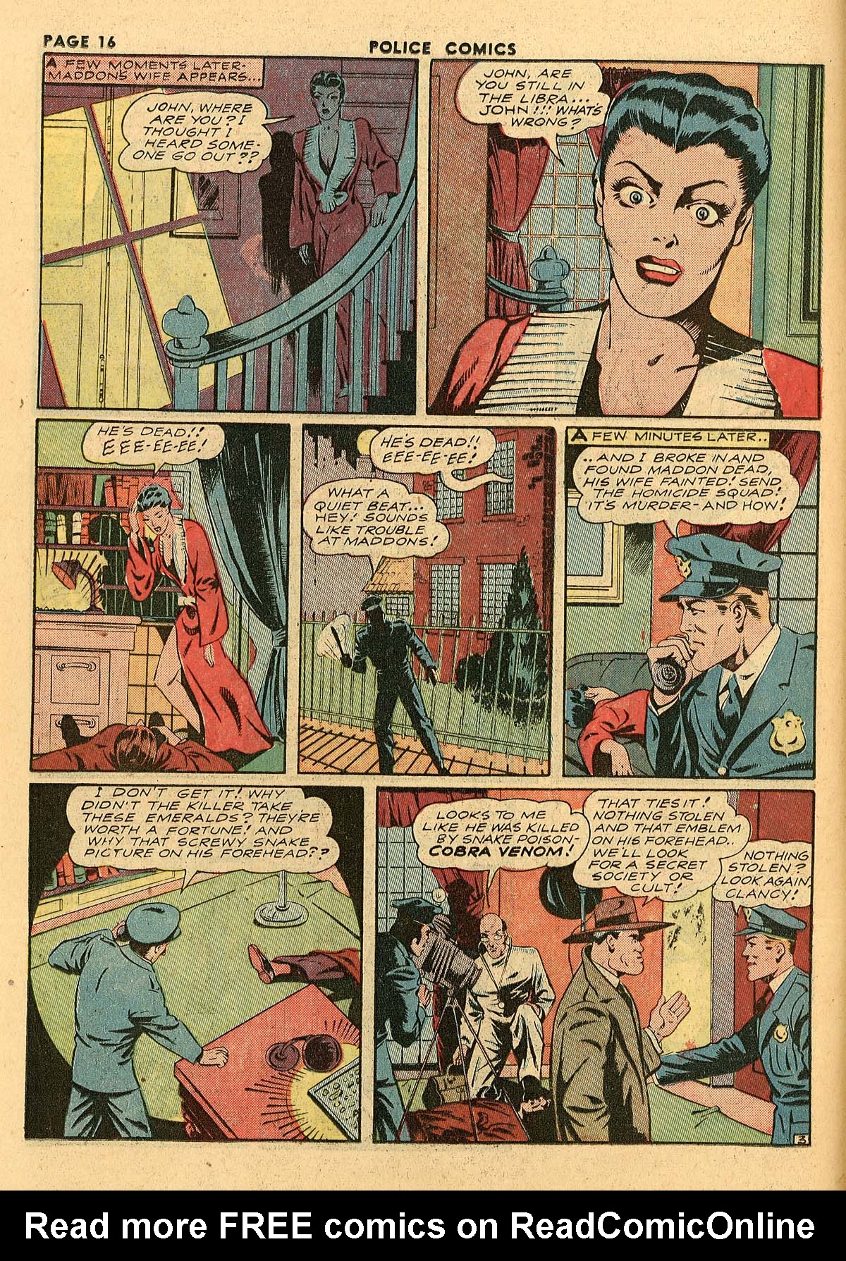 Read online Police Comics comic -  Issue #14 - 18