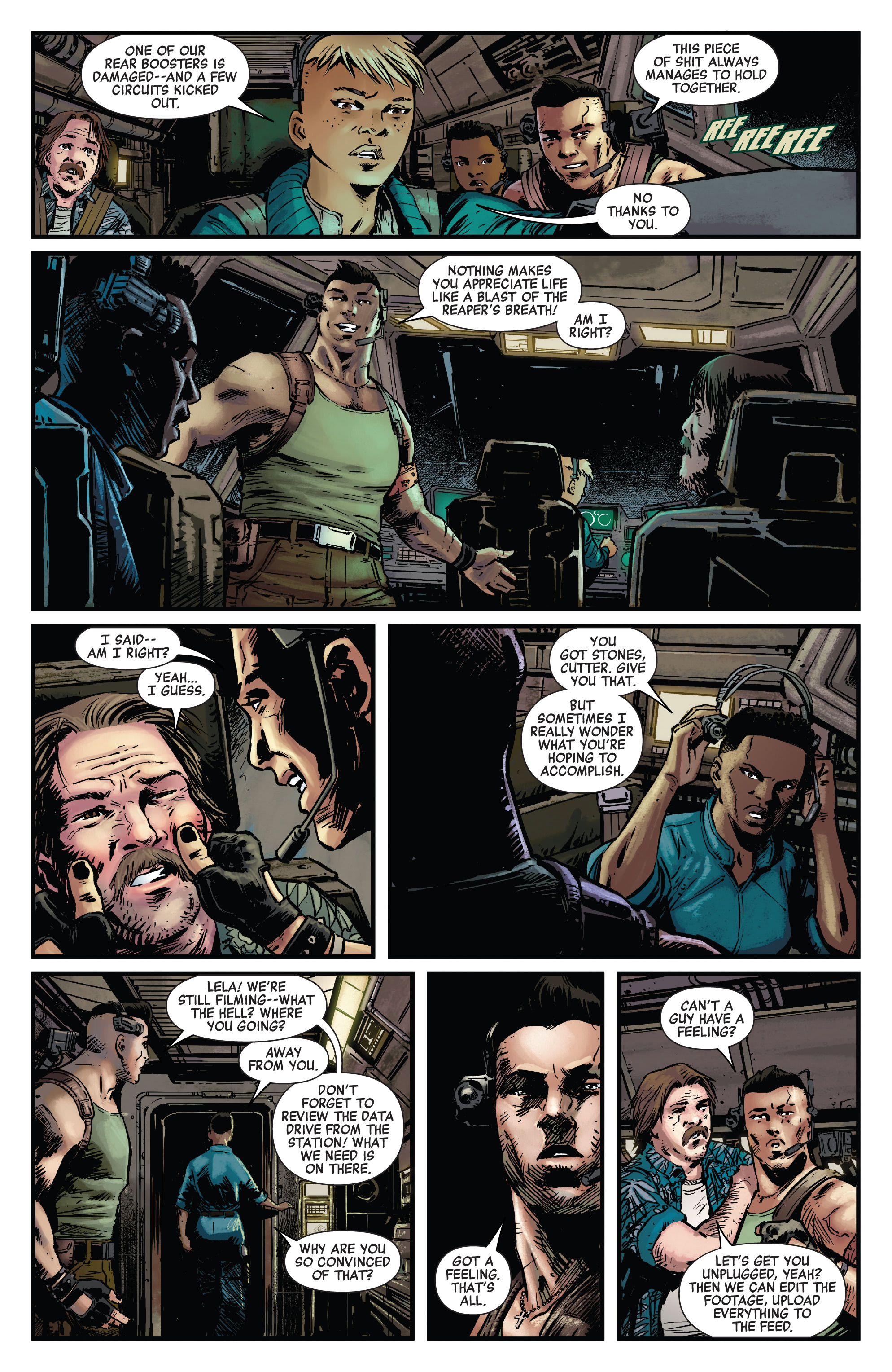 Read online Aliens: Aftermath comic -  Issue # Full - 6