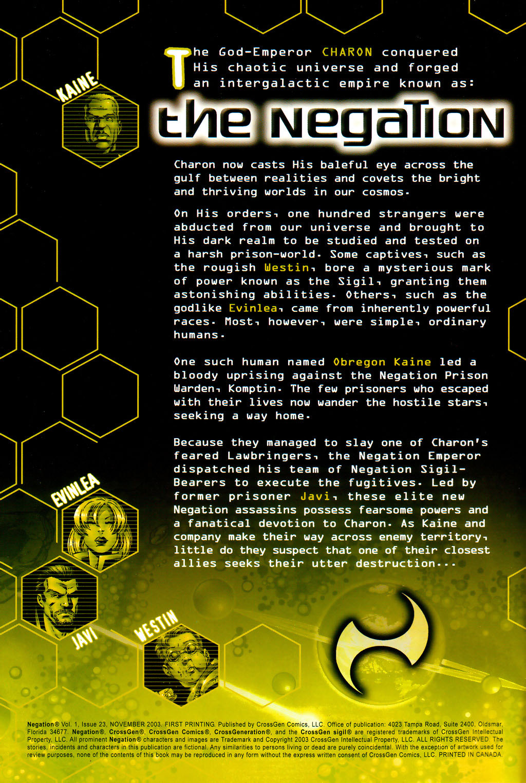 Read online Negation comic -  Issue #23 - 2