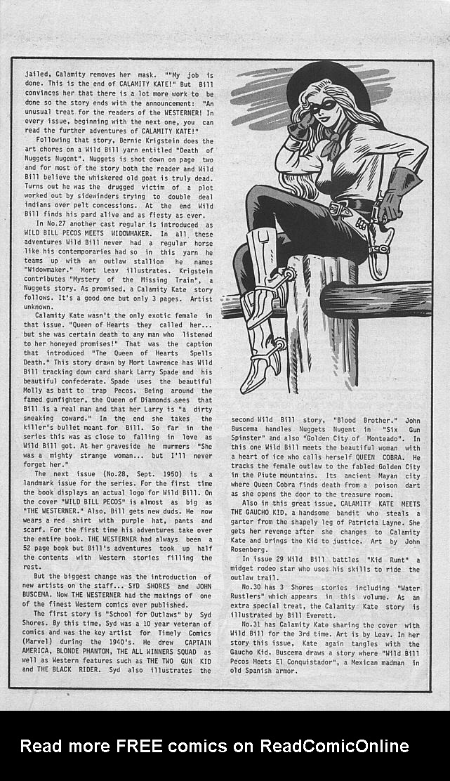 Read online Wild Bill Pecos Western comic -  Issue # Full - 31