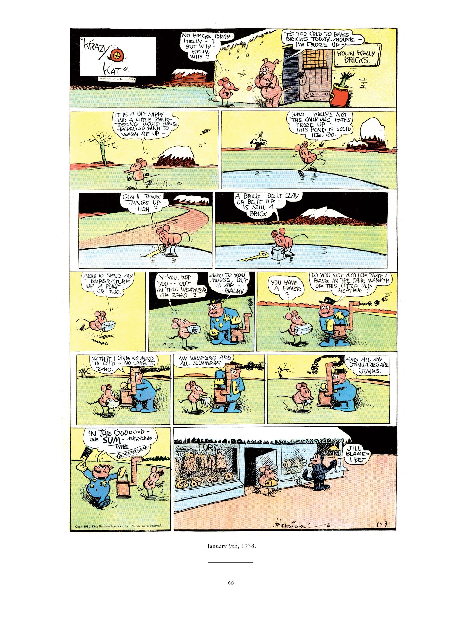 Read online Krazy & Ignatz comic -  Issue # TPB 10 - 64