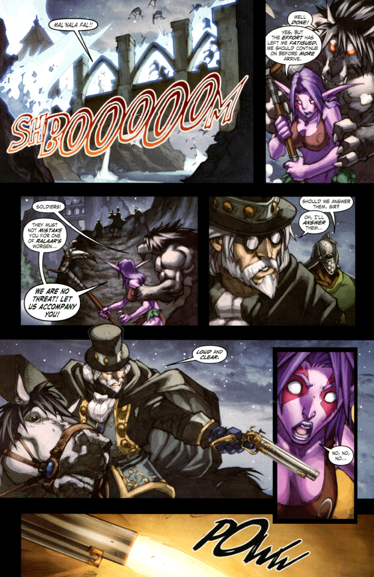 Read online World of Warcraft: Curse of the Worgen comic -  Issue #4 - 23