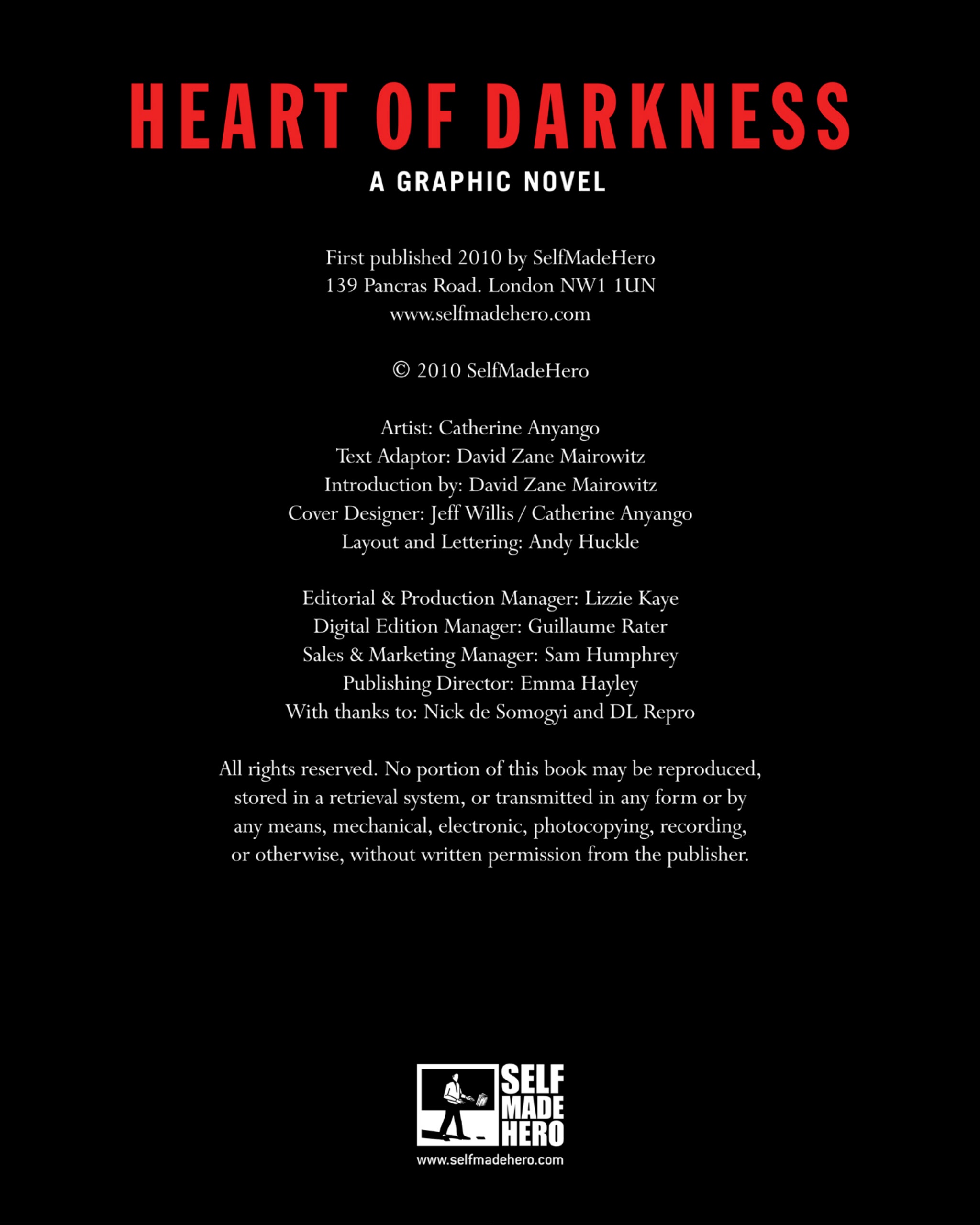 Read online Heart of Darkness (2010) comic -  Issue # TPB - 3