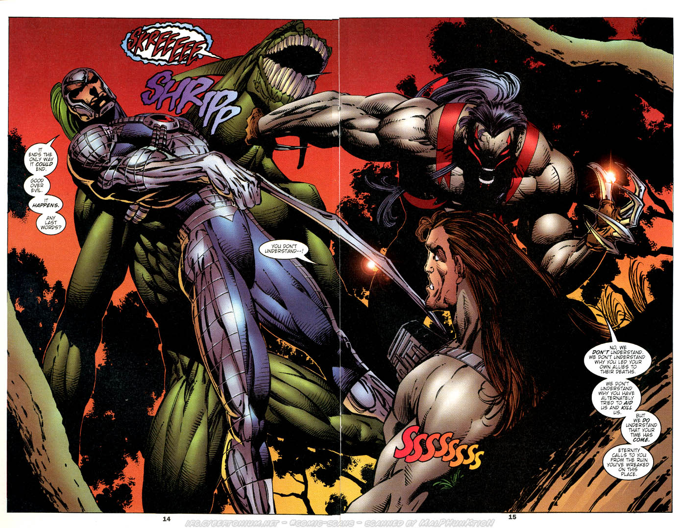 Read online Warblade: Endangered Species comic -  Issue #4 - 14