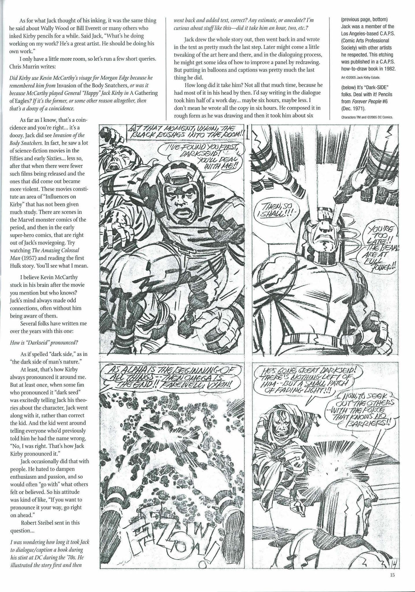 Read online The Jack Kirby Collector comic -  Issue #44 - 17