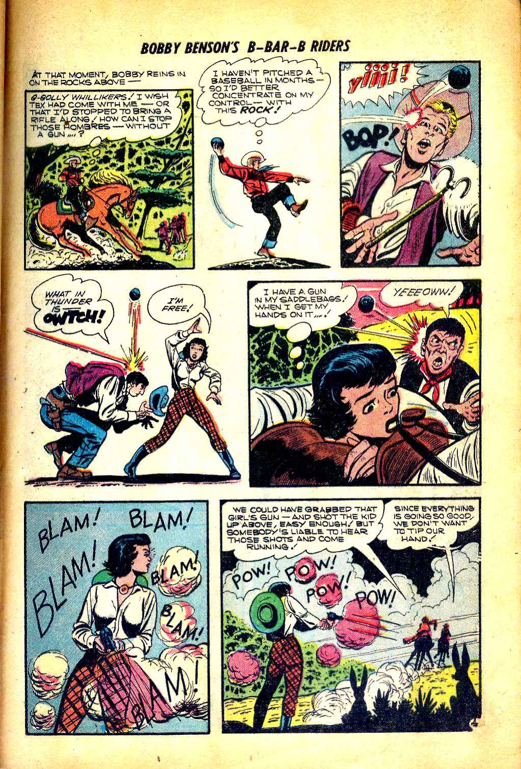 Read online Bobby Benson's B-Bar-B Riders comic -  Issue #18 - 29