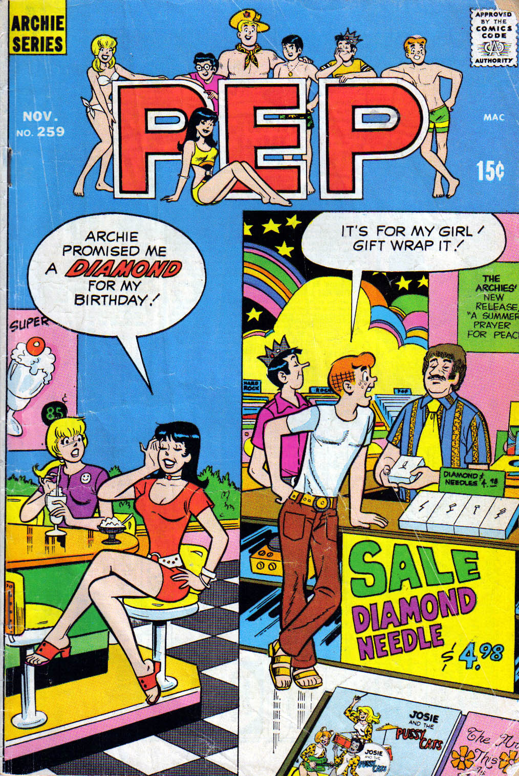 Read online Pep Comics comic -  Issue #259 - 1