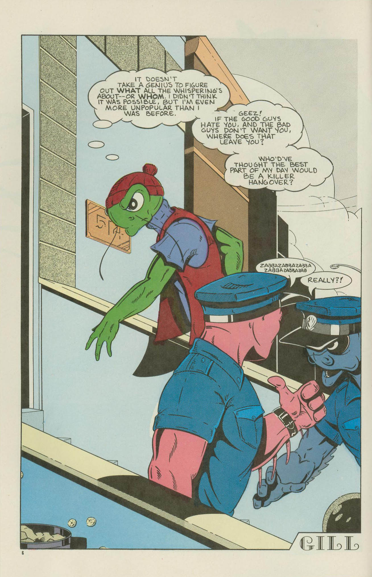Read online The Fish Police comic -  Issue #8 - 8