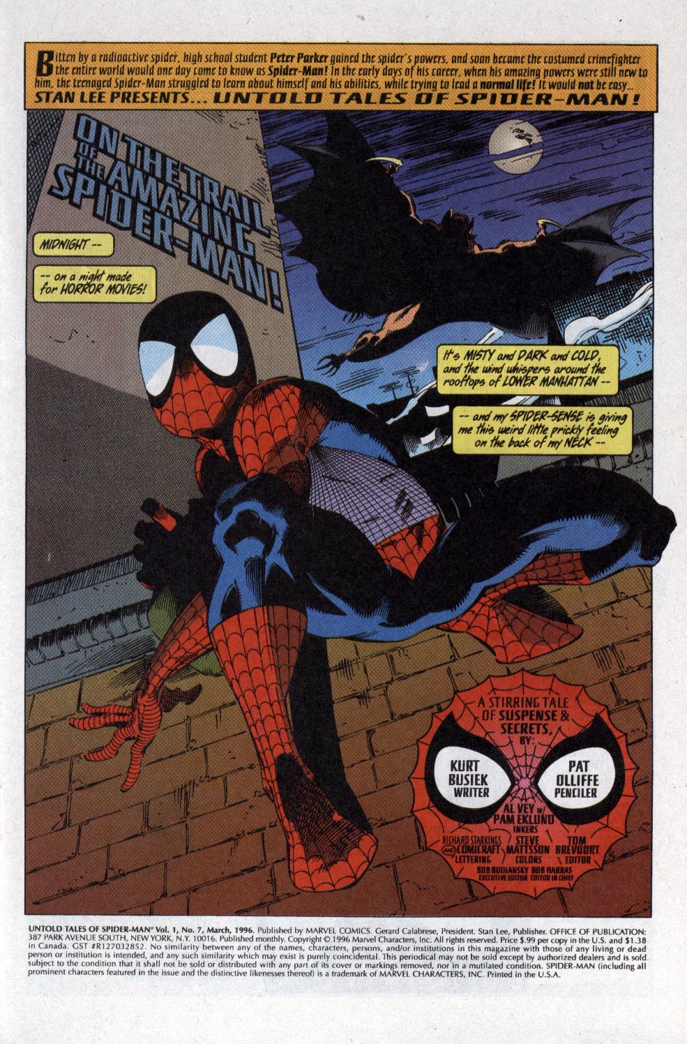 Read online Untold Tales of Spider-Man comic -  Issue #7 - 2