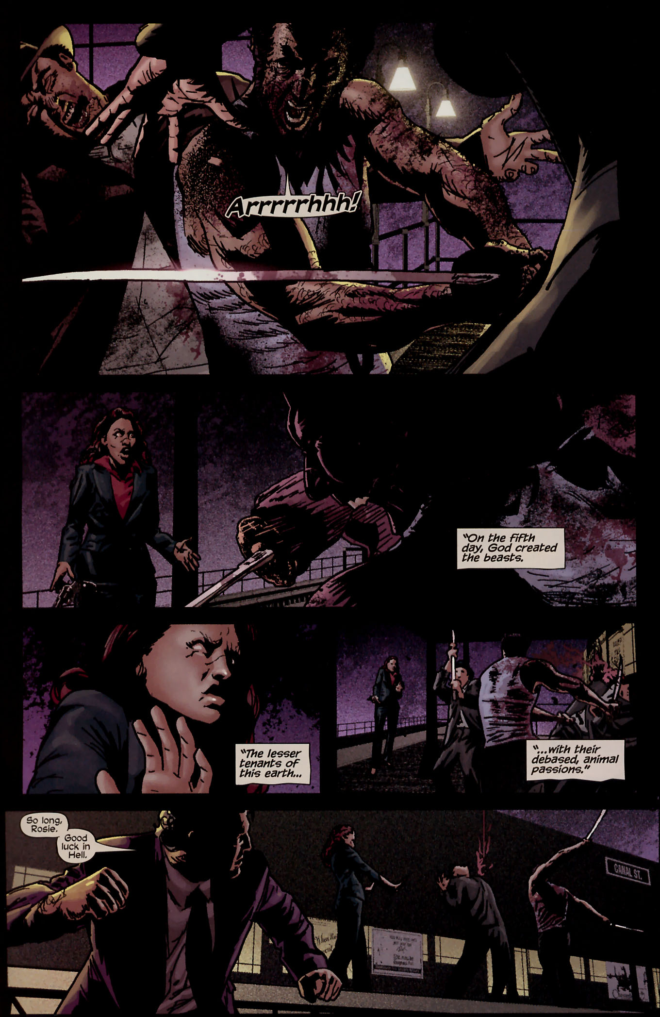 Read online Wolverine Noir comic -  Issue #4 - 21