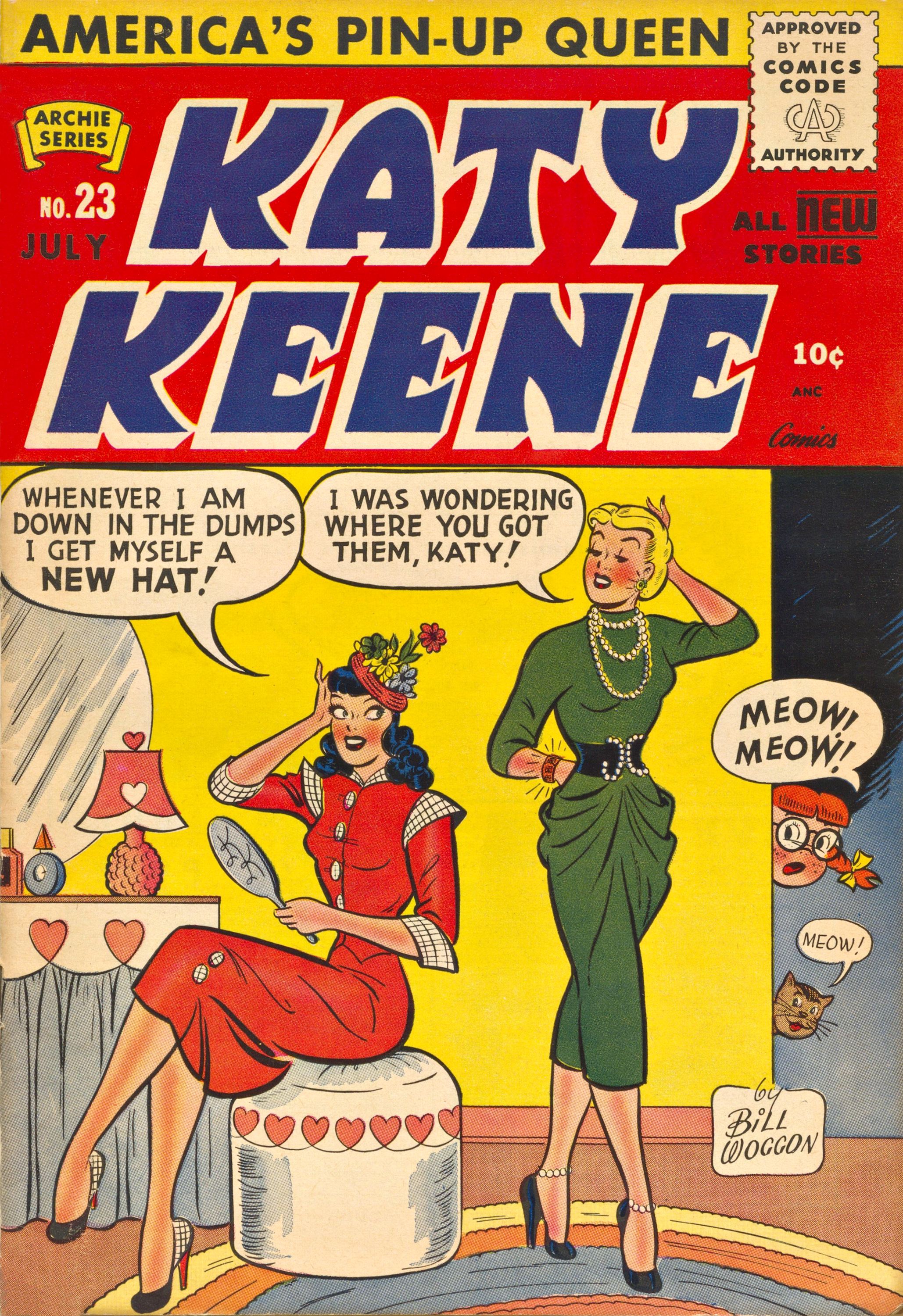 Read online Katy Keene (1949) comic -  Issue #23 - 1