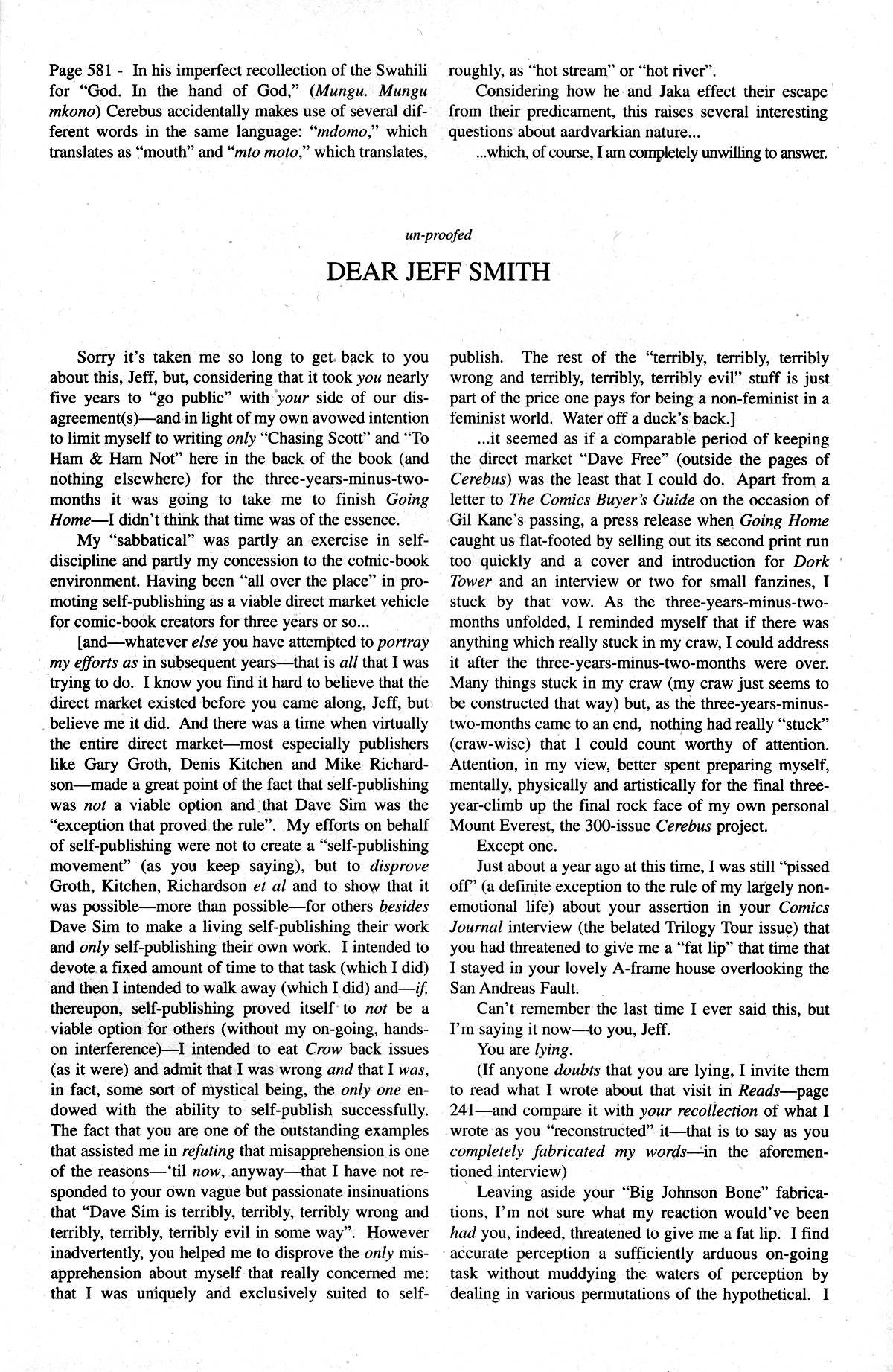 Read online Cerebus comic -  Issue #264 - 26