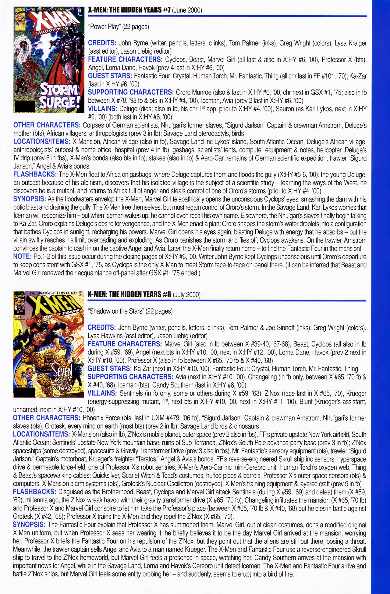 Read online Official Index to the Marvel Universe comic -  Issue #14 - 57